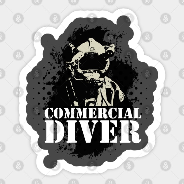 Commercial Diver Sticker by TCP